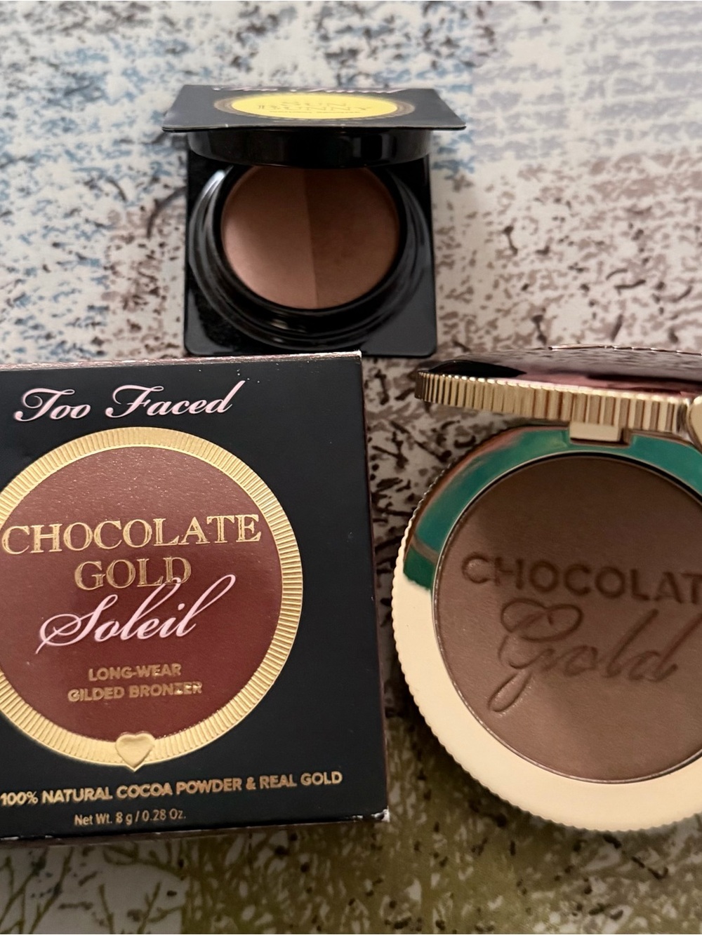 Too Faced Chocolate Gold Soleil Bronzer Duo - Brown & Gold
